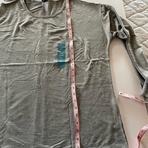 RBX Live Life Active Lt. Grey Hthr Long Sleeve NWT XL - Picture 5 of 8
